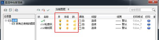 圖層管理器中關(guān)閉圖層與凍結(jié)圖層的區(qū)別是哪些？